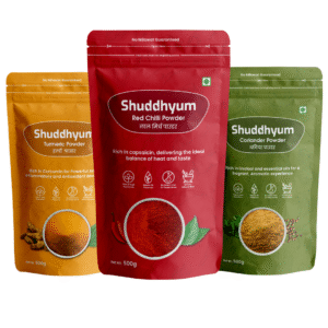 Essential Spice Combo (Red chilli+Coriander+Turmeric), Each 500 g