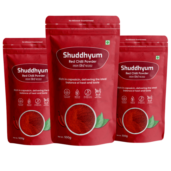 Red Chilli Powder (500g) - Pack of 3