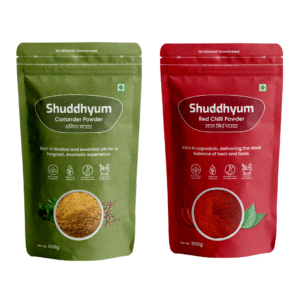 Red Chili Powder (500 g) & Coriander Powder (500 g)